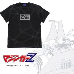 マジンガーＺ　光子力バリア オールプリントTシャツ/BLACK-XL