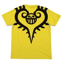 ワンピース　トラファルガー・ロータトゥーTシャツ/YELLOW-XL