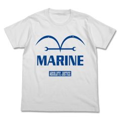 ワンピース　新世界編海軍Tシャツ/WHITE-XL