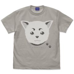 銀魂　定春フェイス TシャツVer.2.0/LIGHT GRAY-XL