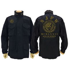 新日本プロレスリング　ライオンマーク M-65ジャケット/BLACK-XL