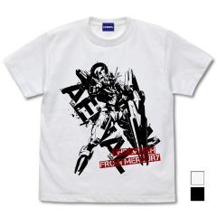 機動戦士ガンダム 水星の魔女　ガンダム・エアリアル Tシャツ/WHITE-XL