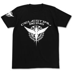 機動戦士ガンダム00　ソレスタルビーイングTシャツ/BLACK-XL