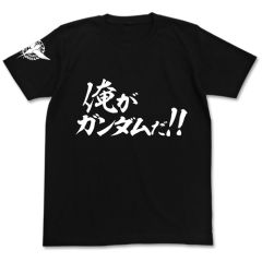 機動戦士ガンダム00　俺がガンダムだ！！Tシャツ/BLACK-XL