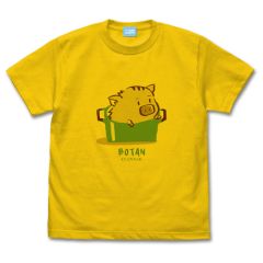 CLANNAD-クラナド-　ボタンイラスト Tシャツ/CANARY YELLOW-XL