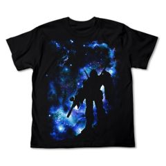 機動戦士ガンダム　星空のガンダムTシャツ　BLACK-XL
