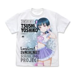 ラブライブ！サンシャイン!!　津島善子 フルグラフィックTシャツ パジャマVer./WHITE-XL