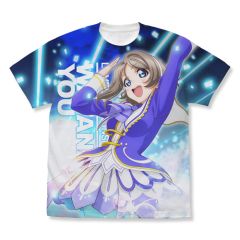 ラブライブ！サンシャイン!!The School Idol Movie Over the Rainbow　渡辺 曜 フルグラフィックTシャツ Over the Rainbow Ver./WHITE-S