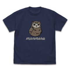 ラブライブ！スーパースター!!　マンマル 手描き風Tシャツ/INDIGO-XL