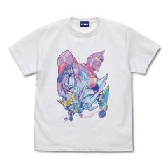 グリッドマン ユニバース 　雨宮哲描き下ろしフルカラーTシャツ/WHITE-XL