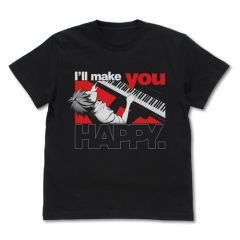 EVANGELION　渚カヲルとピアノ Tシャツ/BLACK-XL