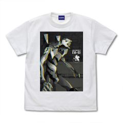 EVANGELION　エヴァ零号機 エフェクトビジュアルTシャツ/WHITE-XL