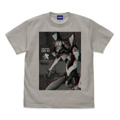 EVANGELION　エヴァ2号機 エフェクトビジュアルTシャツ/LIGHT GRAY-XL