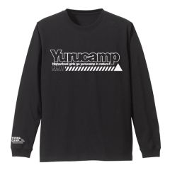 『ゆるキャン△』　ゆるキャン△ 袖リブロングスリーブTシャツ/BLACK-XL