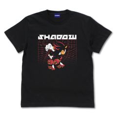 ソニック・ザ・ヘッジホッグ　SHADOW Tシャツ/BLACK-XL