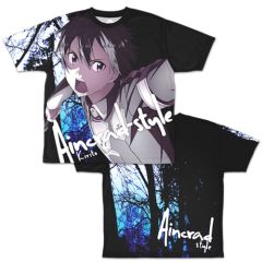 ソードアート・オンライン アリシゼーション　キリト アンダーワールドVer. 両面フルグラフィックTシャツ/L