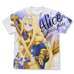 ソードアート・オンライン アリシゼーション　アリス・シンセシス・サーティ フルグラフィックTシャツ/WHITE-XL