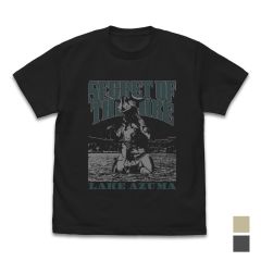 ウルトラセブン　エレキング 吾妻湖おみやげ Tシャツ/SUMI-XL