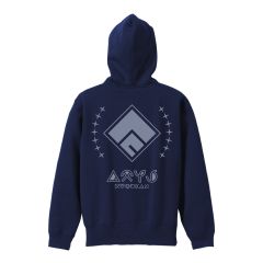 この素晴らしい世界に祝福を！3　アクシズ教 ジップパーカー　NAVY-XL