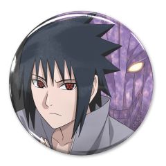 NARUTO-ナルト- 疾風伝　描き下ろし うちはサスケ 65mm缶バッジ