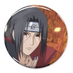 NARUTO-ナルト- 疾風伝　描き下ろし うちはイタチ 65mm缶バッジ