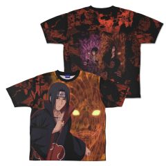 NARUTO-ナルト- 疾風伝　描き下ろし うちはイタチ 両面フルグラフィックTシャツ/XL