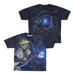 NARUTO-ナルト- 疾風伝　描き下ろし 波風ミナト 両面フルグラフィックTシャツ/XL