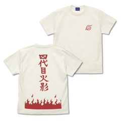 NARUTO-ナルト- 疾風伝　四代目火影 Tシャツ/VANILLA WHITE-XL