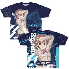 とある科学の超電磁砲T　御坂美琴 両面フルグラフィックTシャツ　XL