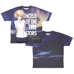 月姫 -A piece of blue glass moon-　アルクェイド・ブリュンスタッド 両面フルグラフィックTシャツ 月夜のアルクェイドVer./XL