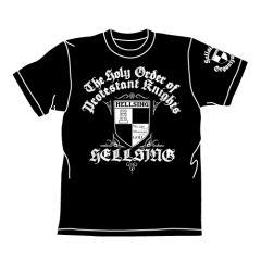 HELLSING　ヘルシング機関Tシャツ/BLACK-XL