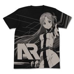 劇場版 ソードアート・オンライン -オーディナル・スケール-　アスナAR Tシャツ/BLACK-XL