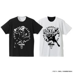 呪術廻戦　虎杖 悠仁 / 宿儺 リバーシブルTシャツ/BLACK×WHITE-XL