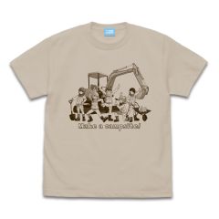 映画『ゆるキャン△』　映画『ゆるキャン△』 Make a campsite！ Tシャツ/LIGHT BEIGE-XL