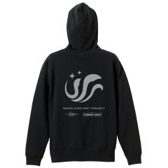 IDOL×IDOL STORY！　スーパースターシップ ジップパーカー/BLACK-XL