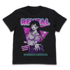 彼女、お借りします　千鶴 Tシャツ　BLACK-XL