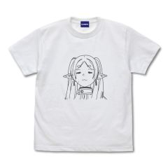 葬送のフリーレン　フリーレン フェイス Tシャツ/WHITE-XL