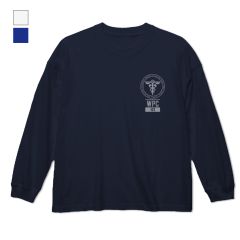 PSYCHO-PASS サイコパス　公安局 ビッグシルエットロングスリーブ Tシャツ/NAVY-XL