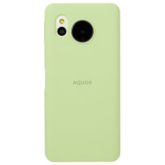 AQUOS sense8用SHARP純正シリコンケース＜ペールグリーン＞