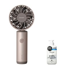 【プレゼント付】プラズマクラスターオウルフローハンディファン＜ピンク系＞