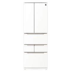 【整備済み再生品】プラズマクラスター搭載フレンチドア冷蔵庫＜ホワイト系＞+標準配送設置サービス　セット