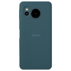 AQUOS sense8用SHARP純正シリコンケース＜コバルトブラック＞