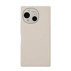 AQUOS R10用 SHARP純正シリコンケース ＜カシミヤホワイト＞