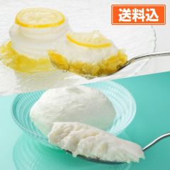 わた雪みたいなレアチーズ（プレーン・レモン 各3個）