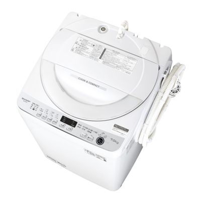 シャープ公式通販】 全自動洗濯機＜ホワイト系＞+標準配送設置サービス