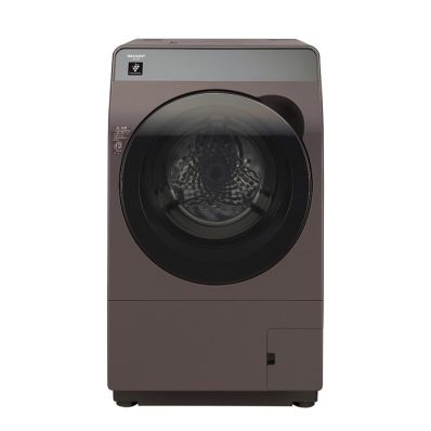 【左開きタイプ】プラズマクラスタードラム式洗濯乾燥機＜ブラウン系＞+標準配送設置サービス　セット