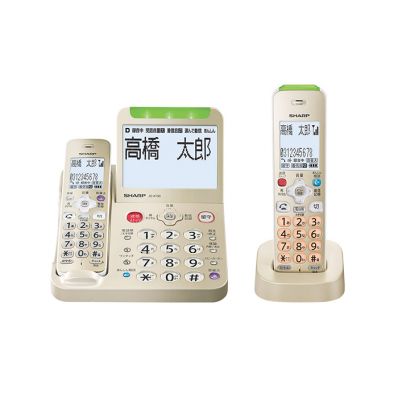 シャープ公式通販】 デジタルコードレス電話機（子機1台タイプ）｜JD 
