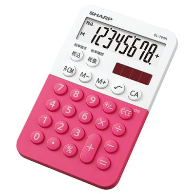 EL-760R-PX カラー・デザイン電卓(ミニミニナイスサイズタイプ 