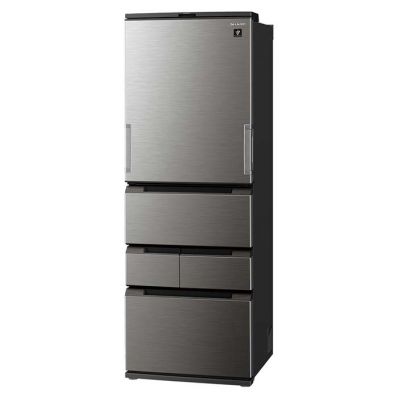プラズマクラスター搭載どっちもドア冷蔵庫＜グレー系＞+標準配送設置サービス　セット