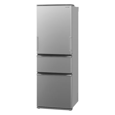 SHARP値段交渉 キレイなシルバーの冷蔵庫 - 家具